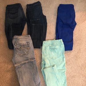 Various pant styles